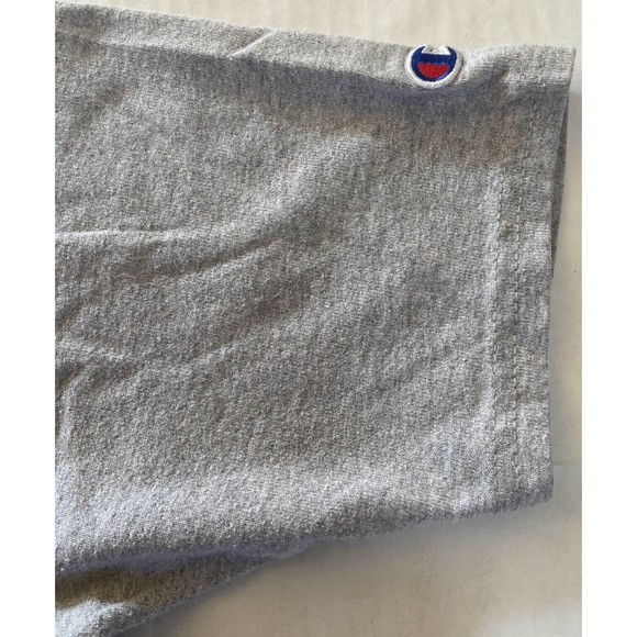 Champion Men's Vintage 90s Script Spell Out Logo Gray T-shirt Size Large - Picture 4 of 5